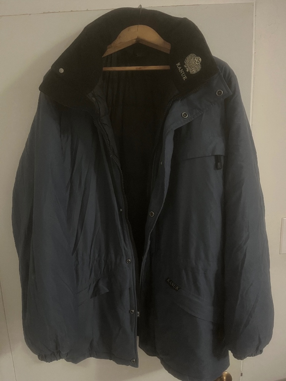 Kanuk Vintage blue winter parka coat size 4